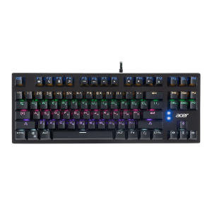 Клавиатура Acer OKW126 механическая черный USB for gamer LED, фото 