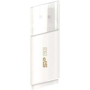 USB Flash накопитель 128Gb Silicon Power Blaze B06 (SP128GBUF3B06V1W) белый, фото 