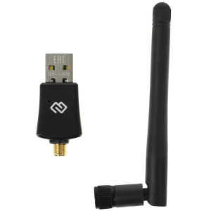 Сетевой адаптер WiFi Digma DWA-N300E N300 USB 2.0 (ант.внеш.съем) 1ант. (упак.:1шт), фото 