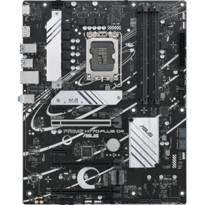 Материнская плата Asus PRIME H770-PLUS D4 Soc-1700 Intel H770 4xDDR4 ATX AC`97 8ch(7.1) 2.5Gg RAID+HDMI+DP, фото 