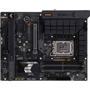 Материнская плата Asus TUF GAMING H770-PRO WIFI Soc-1700 Intel H770 4xDDR5 ATX AC`97 8ch(7.1) 2.5Gg RAID+HDMI+DP, фото 