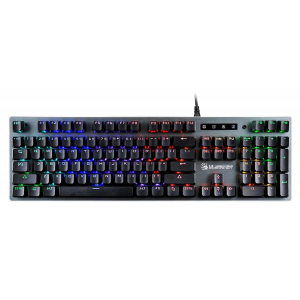 Клавиатура A4Tech Bloody B765 механическая серый USB for gamer LED (B765 GREY/NEON (GREEN SWITCH)), фото 