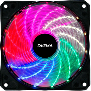 Вентилятор для корпуса Digma DFAN-FRGB2 DFAN-FRGB2, фото 