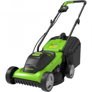 Газонокосилка аккумуляторная GreenWorks GD24LM33k2, 24v, 33 см, 1хАКБ 2Ач и ЗУ  (2516107UA), фото 
