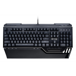 Клавиатура Оклик GMNG 985GK механическая черный USB Multimedia for gamer LED (подставка для запястий) (1677413), фото 
