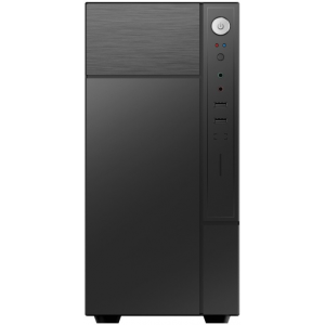Корпус с блоком питания 450Вт./ Case Forza mATX case, black, w/PSU 450W 12cm, w/2xUSB2.0, w/pwr cord, w/o FAN, фото 