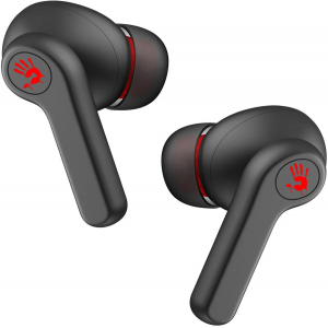 Гарнитура вкладыши A4Tech Bloody M30 черный/красный беспроводные bluetooth в ушной раковине (M30 (BLACK+RED)), фото 