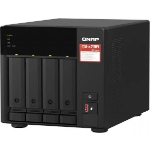 Сетевое хранилище NAS Qnap TS-473A-8G 4-bay настольный Ryzen V1500B, фото 