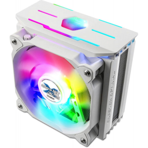 Устройство охлаждения(кулер) Zalman CNPS10X Optima II White RGB Soc-AM4/1151/1200/2066 4-pin 17-27dB Al+Cu 180W 740gr LED Ret, фото 