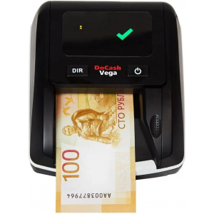 Детектор банкнот DoCash Vega T автоматический рубли АКБ, фото 