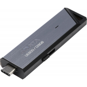 Флеш Диск A-Data 128Gb Type-C UE800 AELI-UE800-128G-CSG USB3.2 серебристый, фото 