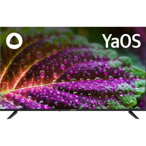 Телевизор LED Starwind 55 SW-LED55UG403 Яндекс.ТВ Frameless черный 4K Ultra HD 60Hz DVB-T DVB-T2 DVB-C DVB-S DVB-S2 USB WiFi Smart TV, фото 