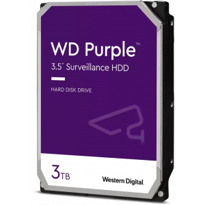 Жесткий диск WD SATA-III 3TB WD33PURZ Surveillance Purple (5400rpm) 64Mb 3.5, фото 