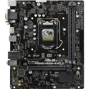 Материнская плата Asus PRIME H510M-R R2.0-SI Soc-1200 Intel H470 2xDDR4 mATX AC`97 8ch(7.1) GbLAN+VGA+HDMI White Box, фото 