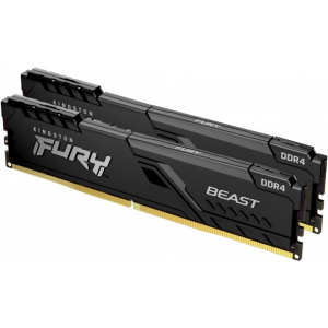 Оперативная память DIMM Kingston Fury Beast Black DDR4 64Gb KF436C18BBK2/64 (2x32Gb), фото 
