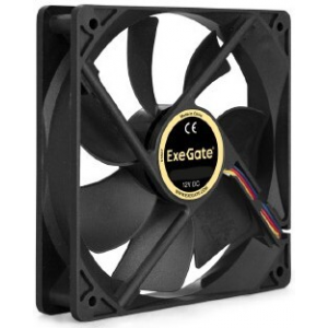 Вентилятор 12В DC ExeGate ExtraPower EP12025BM (120x120x25 мм, 2-Ball (двойной шарикоподшипник), Molex, 1850RPM, 30dBA), фото 