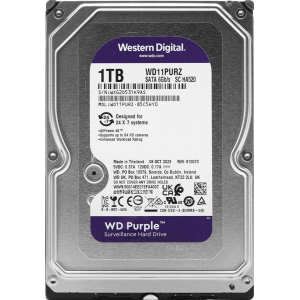 Жесткий диск SATA 1TB 6GB/S 64MB PURPLE WD11PURZ WDC, фото 