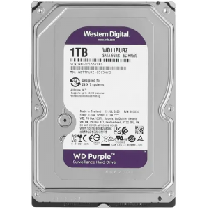 Жесткий диск SATA 1TB 6GB/S 64MB PURPLE WD11PURZ WDC, фото 
