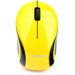 Мышь беспроводная Gembird MUSW-615 желтая, фото 