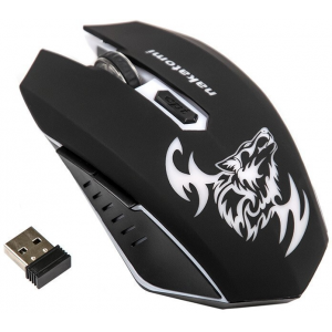 Мышь беспроводная Nakatomi MROG-15U Чёрный, фото 