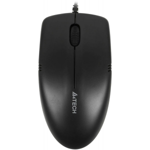 Мышь A4Tech OP-530NUS черный оптическая (1200dpi) silent USB (3but), фото 