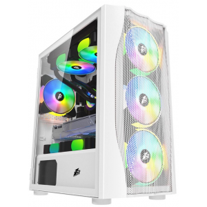 Корпус 1STPLAYER FIREBASE X3-M белый X3-M-WH-4F1-W, фото 