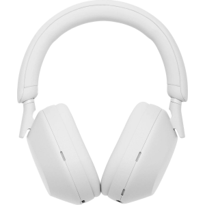 Гарнитура мониторные Sony WH-1000XM5 1.2м белый беспроводные bluetooth оголовье (WH1000XM5/S), фото 