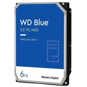 Жесткий диск Western Digital SATA 6TB 6GB/S 256MB BLUE WD60EZAX WDC, фото 
