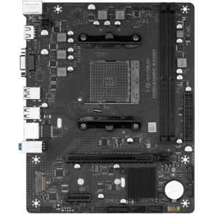 Материнская плата Maxsun MS-Challenger B450M AM4, B450, 2xDDR4, 1xPCI-E 16X1xPCI-E 1X1xM.2, Front2xUSB3.0, 2xUSB2.0, Rear2xUSB2.0, 2xUSB3.0, 4xSATA3.0, 1GLan, HDMI+VGA, mATX, RTL, фото 