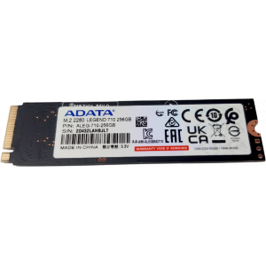 Накопитель SSD 256Gb ADATA LEGEND 710 PCIe Gen3 x4 M.2 2280 (ALEG-710-256GCS), фото 