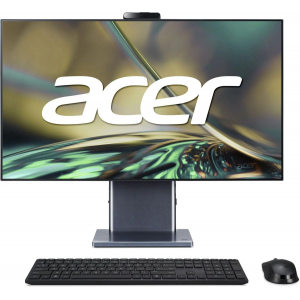 Моноблок Acer Aspire S27-1755 27 WQHD i5 1240P (1.2) 8Gb SSD512Gb Iris Xe CR noOS GbitEth WiFi BT 135W клавиатура мышь Cam серый 2560x1440.27, фото 