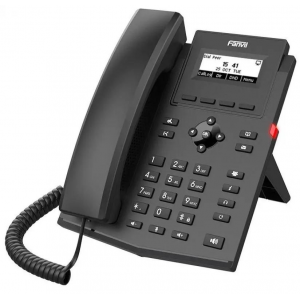 Телефон IP Fanvil X301W c б/п черный, фото 