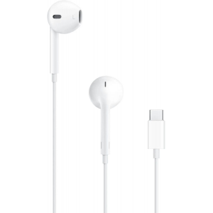 Гарнитура вкладыши Apple EarPods A3046 1.1м белый проводные в ушной раковине (MTJY3ZE/A), фото 
