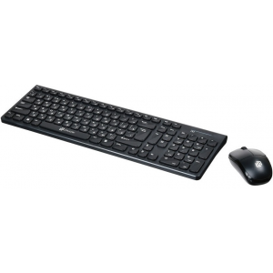 Клавиатура+мышь беспроводная Oklick 220M черный, фото 