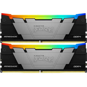 Память DDR4 2x16GB 3200MHz Kingston KF432C16RB12AK2/32 Fury Renegade RGB RTL PC4-25600 CL16 DIMM 288-pin 1.35В dual rank Ret, фото 