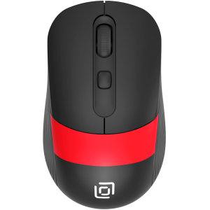 Мышь беспроводная Oklick 310MW (1869093) красный, чёрный, фото 