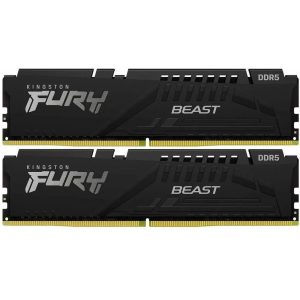 Память DDR5 2x8GB 5600MHz Kingston KF556C36BBEK2-16 Fury Beast Black RTL PC5-44800 CL36 DIMM 288-pin 1.25В Ret, фото 