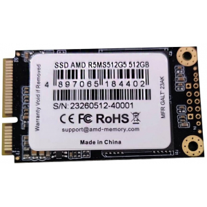 Накопитель SSD AMD SATA 512GB R5MS512G5 Radeon R5 mSATA, фото 