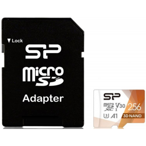 Карта памяти 256Gb MicroSDHC Silicon Power Superior Pro (A1SP256GBSTXDU3V20AB), фото 