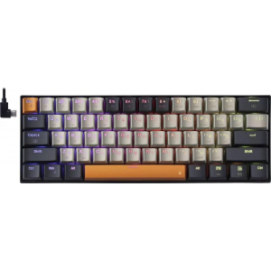 Клавиатура DEFENDER WIRELESS CARAXES PRO RU RGB REDRAGON 71554, фото 