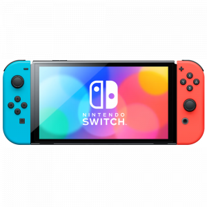 Игровая приставка Nintendo Switch OLED (blue/red), фото 