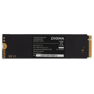 Накопитель SSD Digma PCIe 4.0 x4 1TB DGSM4001TS69T Meta S69 M.2 2280, фото 