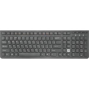 Беспроводная клавиатура DEFENDER ULTRAMATE SM-535 RU BLACK 45535, фото 