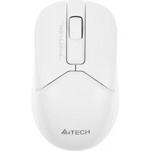 Мышь A4Tech Fstyler FB12 белый оптическая (1200dpi) беспроводная BT/Radio USB (3but), фото 