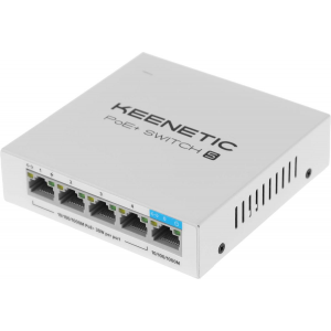 PoE коммутатор Keenetic PoE+ Switch 5 (KN-4610), фото 