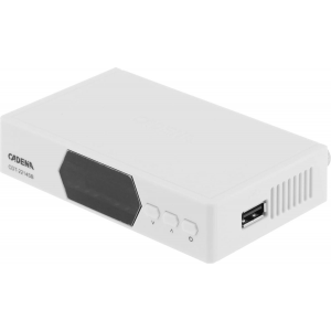 Ресивер DVB-T2 Cadena CDT-2214SB белый, фото 