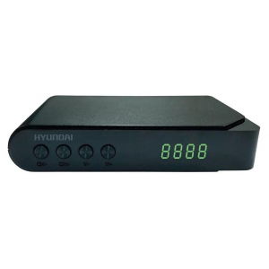 Ресивер DVB-T2 Hyundai H-DVB200 черный, фото 