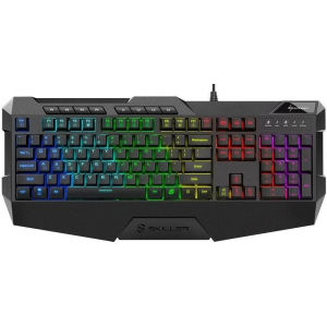 Игровая клавиатура Sharkoon Skiller SGK4 (резиновые колпачки, RGB подсветка, USB), фото 