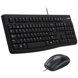 Клавиатура + мышь Logitech MK120 клав:черный мышь:черный/серый USB (920-002562), фото 