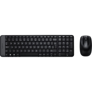 Клавиатура + мышь Logitech MK220 клав:черный мышь:черный USB беспроводная (920-003161), фото 